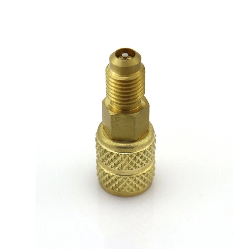 Адаптер AD98 (прямой, штуцер 5/16"-R410A; гайка 1/4"-R22)