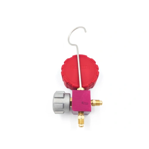 Манометрический коллектор Value VMG-1-S-H (R22, R134a, R404A, R407C; 1 вентильный, смотровое стекло, манометр высокого давления 68мм; без шлангов)