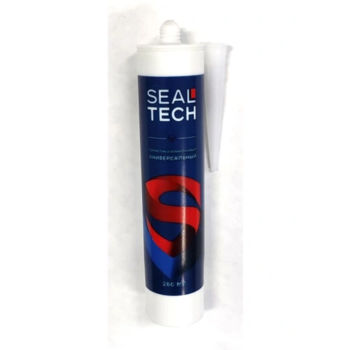 Герметик Sealtech 280мл силиконовый универсальный, прозрачный