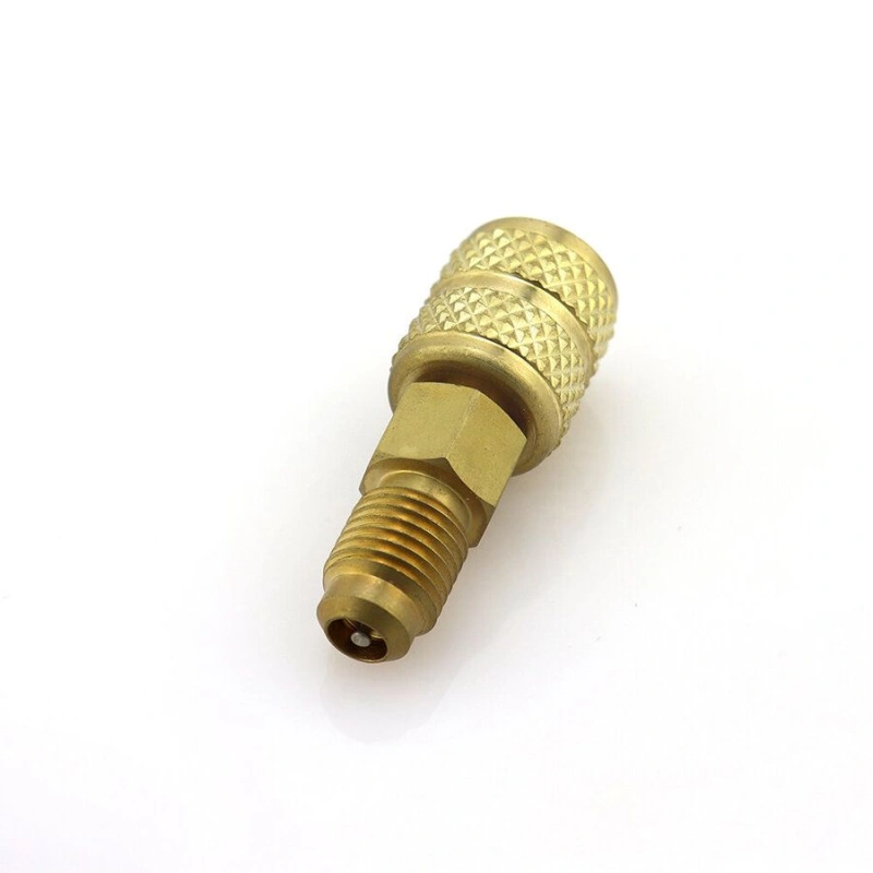 Адаптер AD98 (прямой, штуцер 5/16"-R410A; гайка 1/4"-R22)