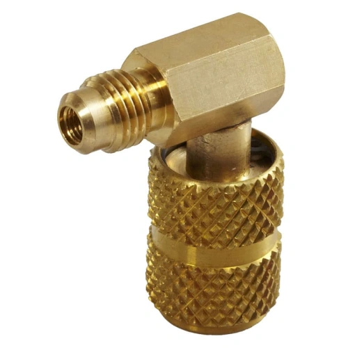 Адаптер CPS AB41090A с клапаном против утечек, (угловой, гайка 5/16" x штуцер 1/4")