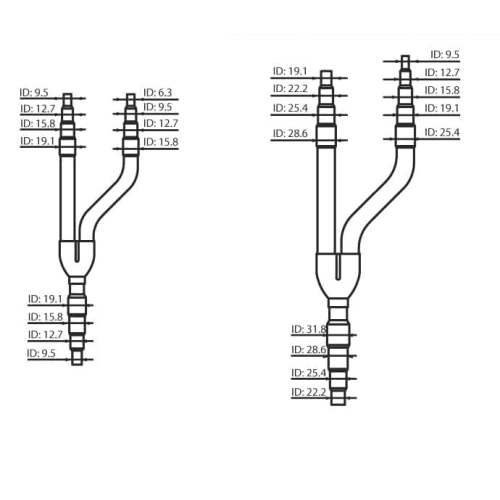 Рефнет-разветвитель универсальный Y2 (комплект)