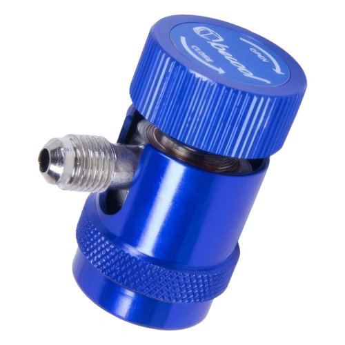 Быстросъёмная муфта Becool НД с вентилем А/С 1/4" SAE 90° BC-QL
