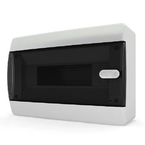 Tekfor CNK 40-12-1 бокс 12М навесной IP41 (прозрачная черная дверца)
