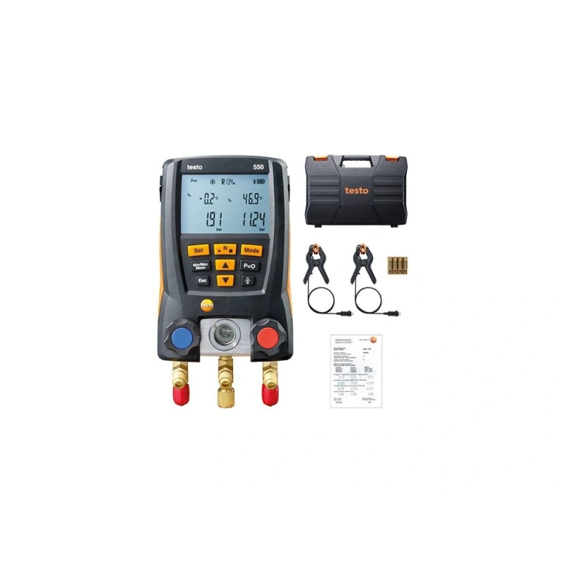 Testo 550 с Bluetooth цифровой манометрический коллектор
