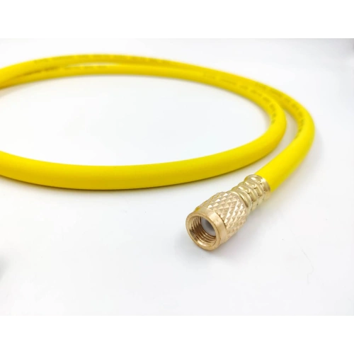 Шланг заправочный с вентилем DSZH CT-360-RYB-HV 1.5м, 1/4" SAE, до 55 Bar