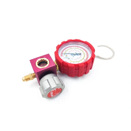 Манометрический коллектор Value VMG-1-S-H (R22, R134a, R404A, R407C; 1 вентильный, смотровое стекло, манометр высокого давления 68мм; без шлангов)