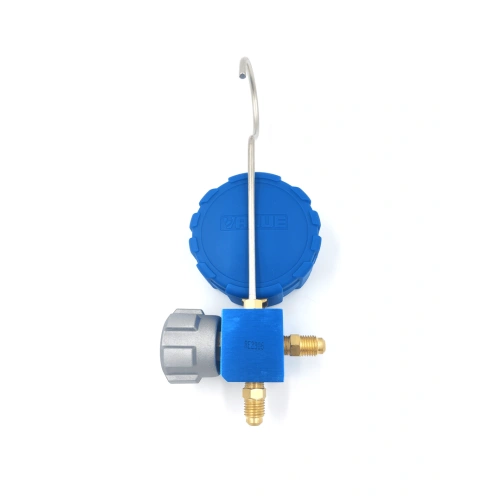 Манометрический коллектор Value VMG-1-S-L (R600, R600A, R290; 1 вентильный, смотровое стекло, манометр низкого давления 68мм; без шлангов)