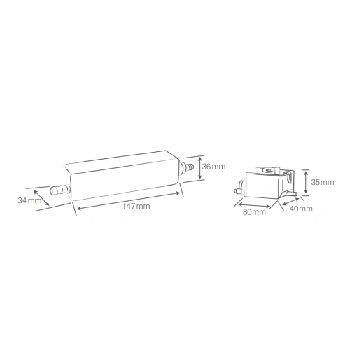 Помпа дренажная Energolux DRPI-40 (проточная, 40 л/ч, 19 Дб)