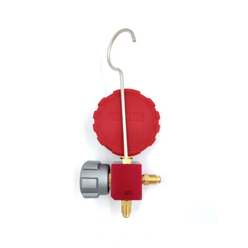 Манометрический коллектор Value VMG-1-S-H (R22, R134a, R410A, R407C; 1 вентильный, смотровое стекло, манометр высокого давления 68мм; без шлангов)