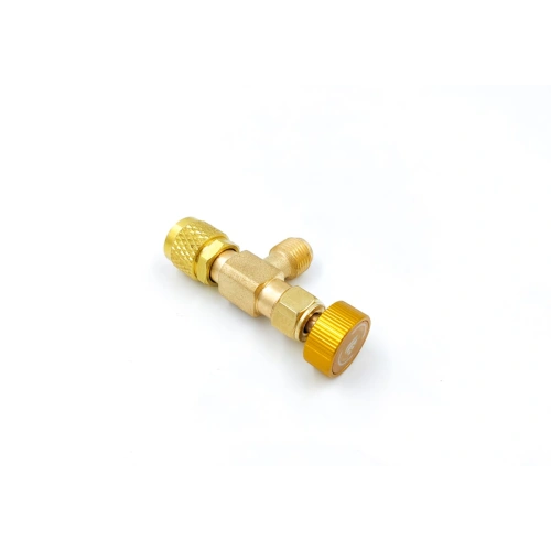 Вентиль с нажимом на ниппель FC-34C(HC-1224) гайка 1/4"(R22), штуцер 5/16", до 20 bar