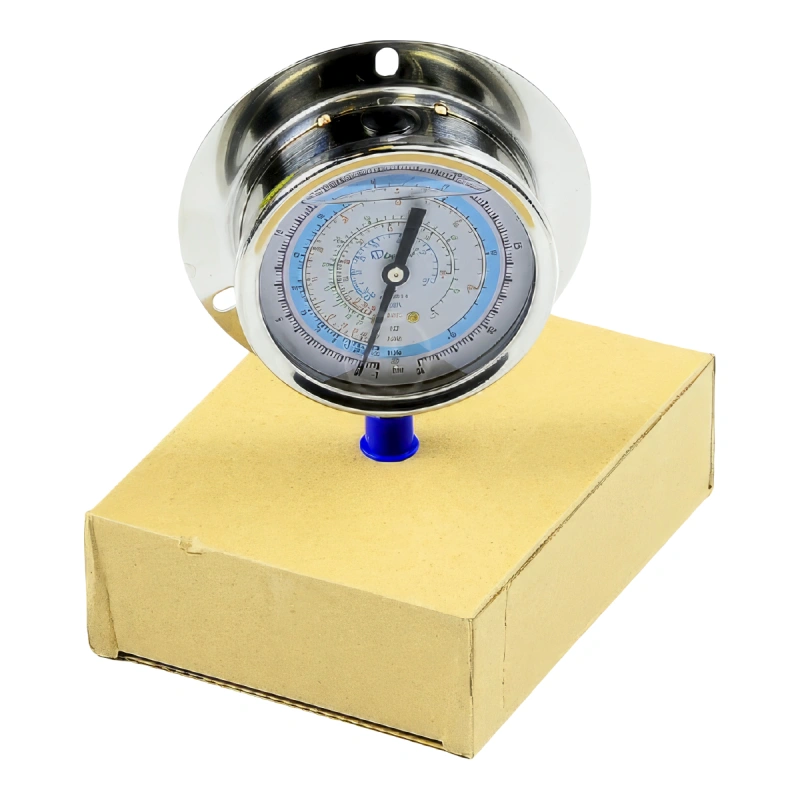 Мановакуумметр с силиконом BCJH-NSl-80 (R22; R134a; R404A; R407C, R507A) (021255)