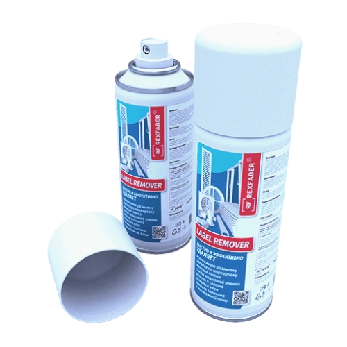 REXFABER Label Remover 335мл. очиститель (удаляет следы клея, скотча, резины, силикона, монтажной пены)