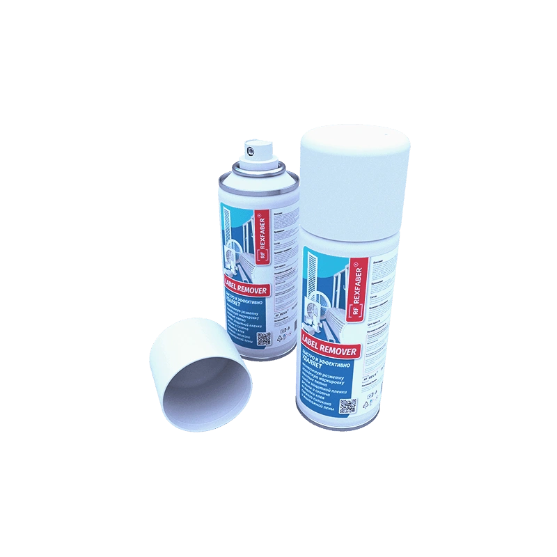 REXFABER Label Remover 335мл. очиститель (удаляет следы клея, скотча, резины, силикона, монтажной пены)