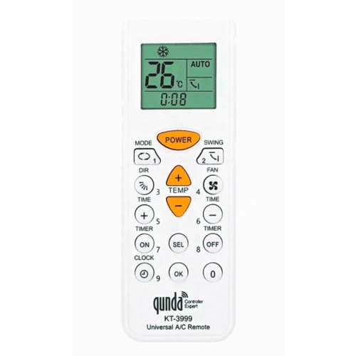Qunda KT-3999 (universal 4000 in1) ПДУ для кондиционеров