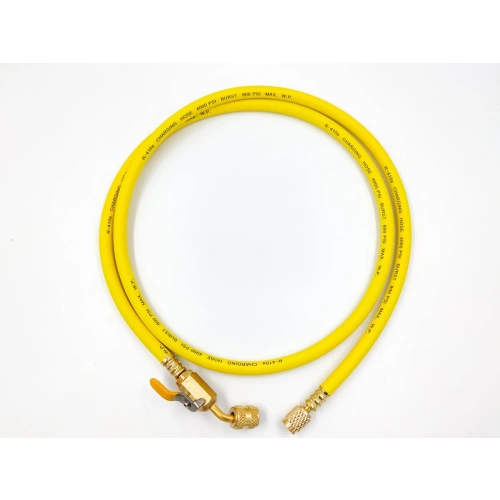 Заправочные шланги с вентилем DSZH CT-360-RYB-HV-R32/410A 1.5м, 1/4"-5/16" SAE, до 55 Bar
