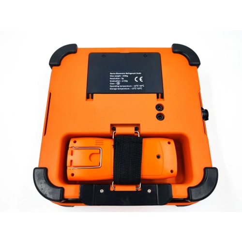 Весы программируемые электронные Elitech LMC-310A с запорным клапаном, до 150 кг (в сумке)