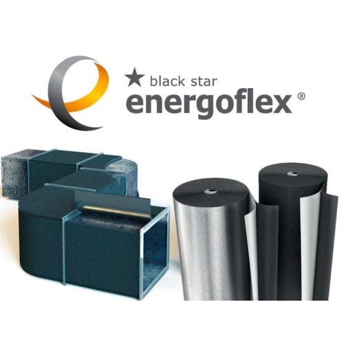 Изоляция Energoflex Black Star Duct 20мм / 1м, в рулоне 5м, самоклеящаяся (EFXR2015BSDUC)