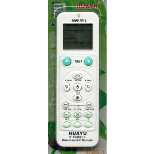 HUAYU K-1038E+L (universal 1000 in1) ПДУ для кондиционеров