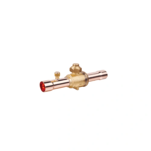 Шаровый вентиль HBC-10V, 3/8", пайка, серв.штуцер