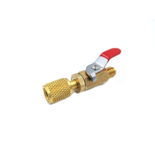 Вентиль-адаптер DSZH BV-03 штуцер 1/4" - гайка 5/16"(R410A)