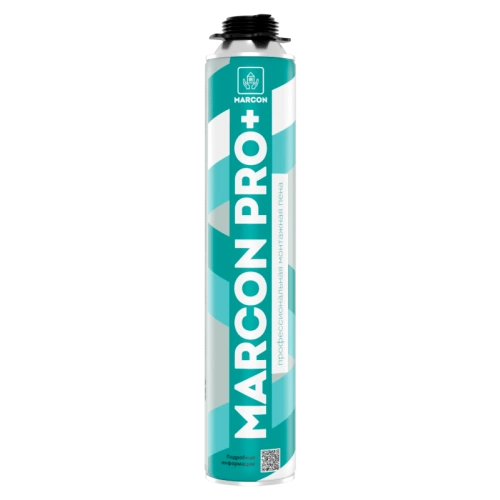 Пена монтажная профессиональная MARCON PRO+ всесезонная, 700мл, под пистолет