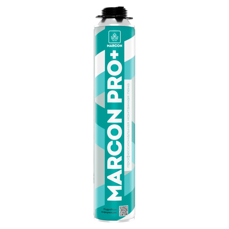 Пена монтажная профессиональная MARCON PRO+ всесезонная, 700мл, под пистолет