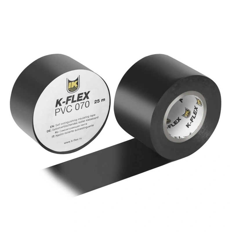 Лента K-FLEX 050-025 PVC AT 070 black
