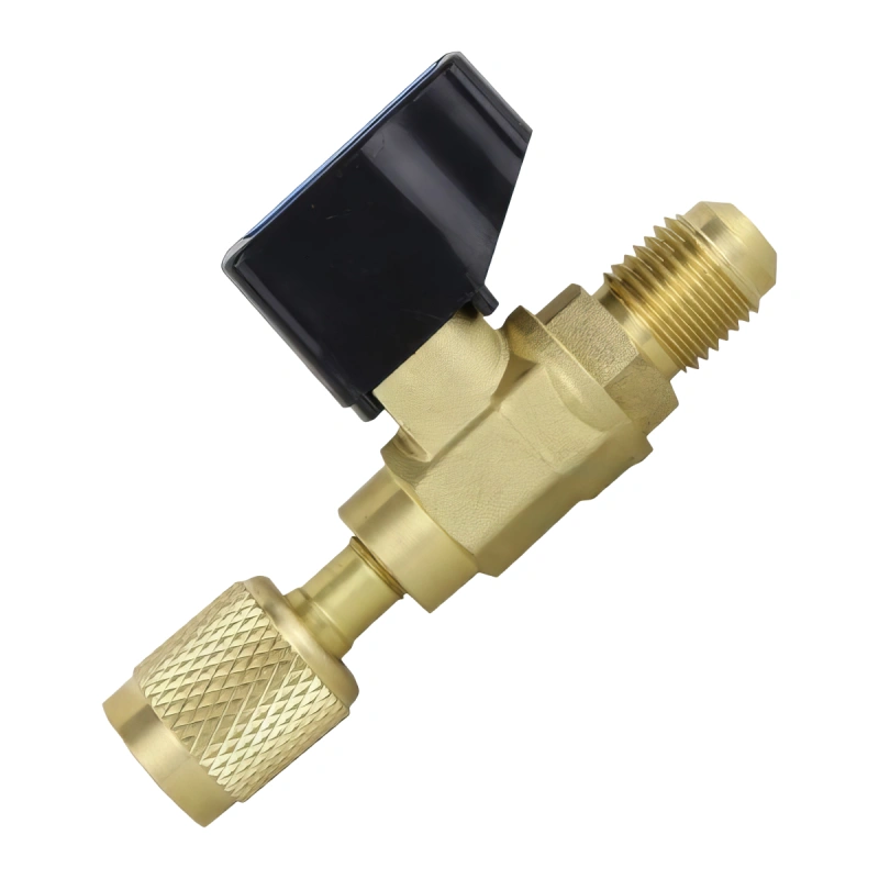 Вентиль-адаптер Value CV-04 (5/16" х 5/16" SAE; прямой) (R410 x R410)