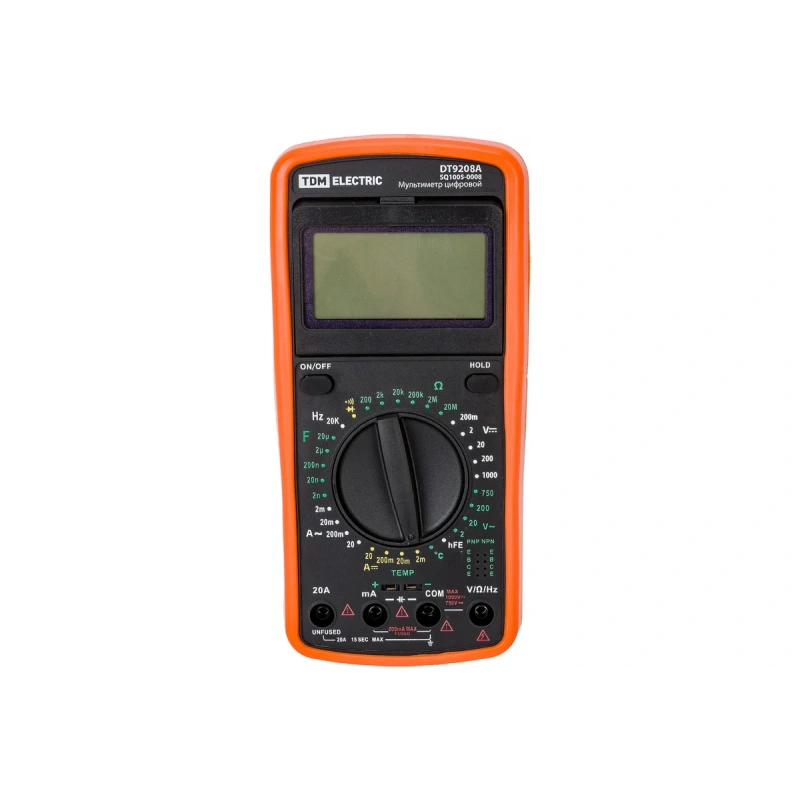 Мультиметр цифровой TDM - DT9208A