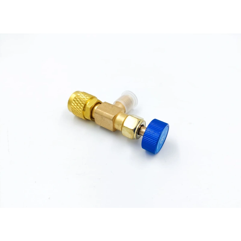 Вентиль с нажимом на ниппель FC-34 (HC-1222) 1/4" / 1/4" SAE, до 20 bar