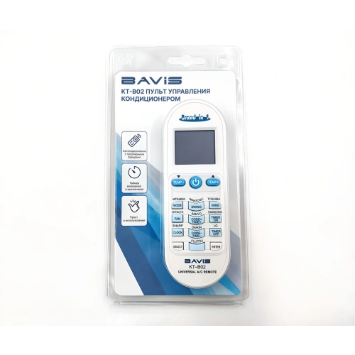 BAVIS KT-B02 (1000 в 1) универсальный ПДУ для кондиционеров