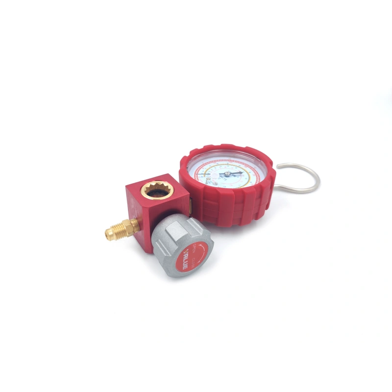 Манометрический коллектор Value VMG-1-S-H (R600, R600A, R290; 1 вентильный, смотровое стекло, манометр высокого давления 68мм; без шлангов)