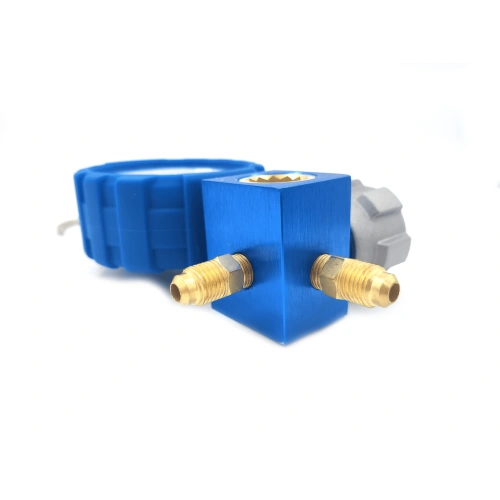 Манометрический коллектор Value VMG-1-S-L (R600, R600A, R290; 1 вентильный, смотровое стекло, манометр низкого давления 68мм; без шлангов)