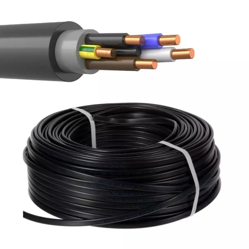Кабель ВВГнг-LS 5х2,5 ГОСТ, бухта 100м