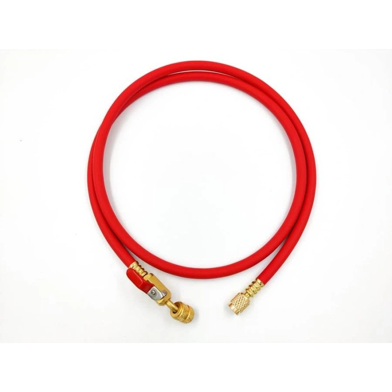 Заправочные шланги с вентилем DSZH CT-372-RYB-HV 1.8м, 1/4" SAE, до 55 Bar
