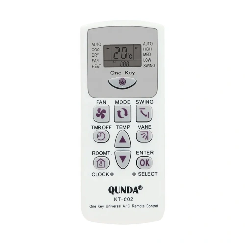 Qunda KT-E02 (universal 4000 in1) ПДУ для кондиционеров