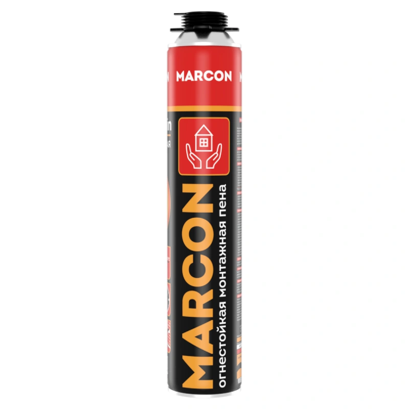Пена монтажная профессиональная MARCON PRO огнестойкая, 810мл, под пистолет