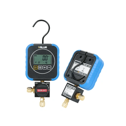 Электронный манометрический коллектор Value VRM1-0101I (R410A, R22, R134A, R407C, R404A, R507, R32, R290, кейс)