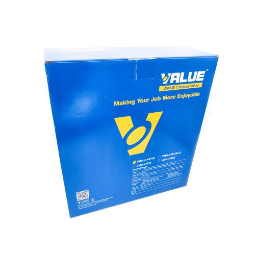 Манометрический коллектор Value VMG-4-R410A (R22, R134a, R410a, R407C; 4-х вентильный; 4 шланга 120 см; манометры 80 мм; упак. кейс)