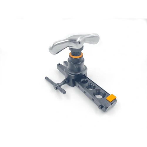 Вальцовка эксцентриковая Value VFT-808U-MI (2 плашки 1/4" - 3/4" и 6мм - 19мм; с ограничителем подачи трубы; в кейсе)