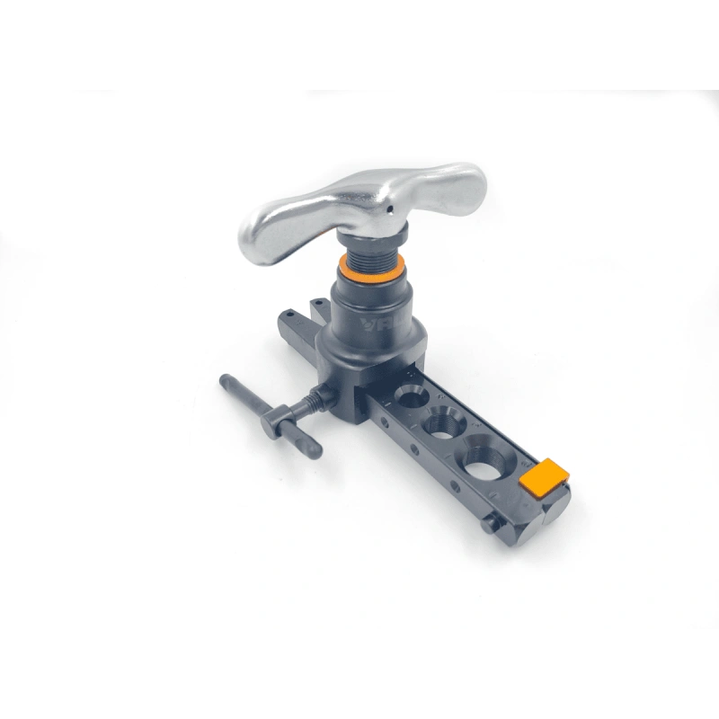 Вальцовка эксцентриковая Value VFT-808U-MI (2 плашки 1/4" - 3/4" и 6мм - 19мм; с ограничителем подачи трубы; в кейсе)