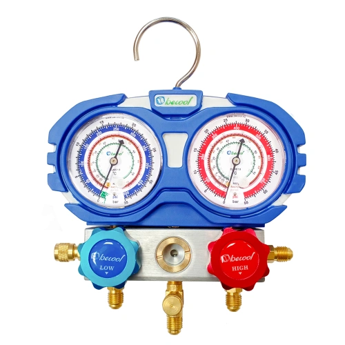 Манометрическая станция Becool BC-PM2 (R22/32/407/410; 2-х вентильная)