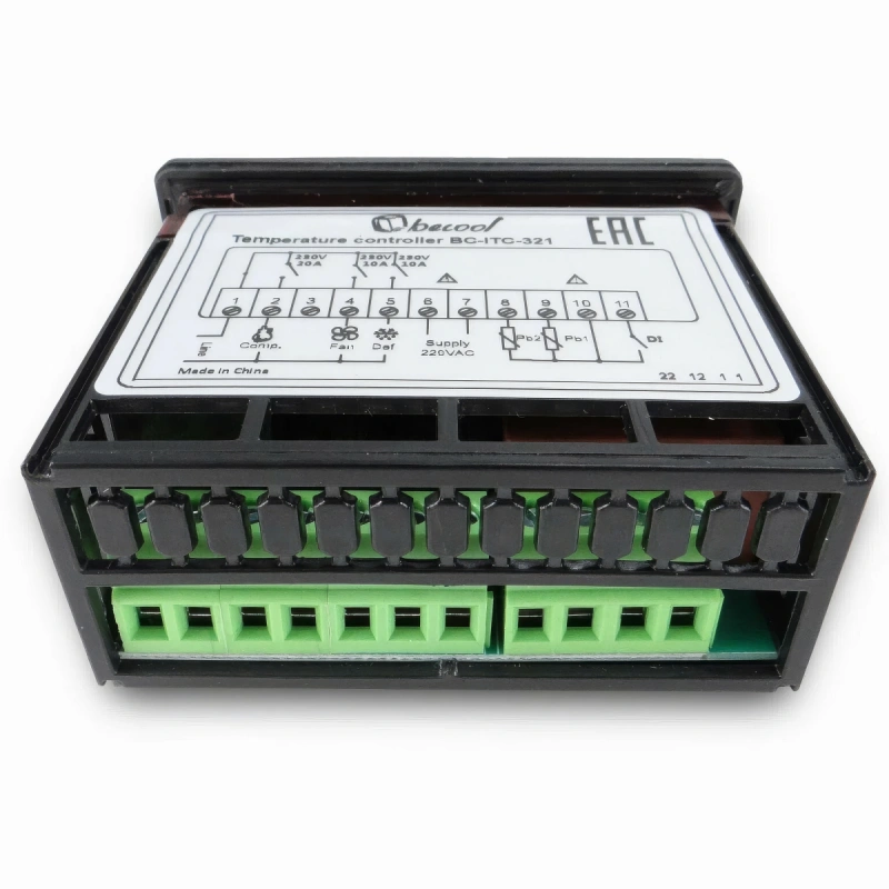 Контроллер Becool BC-ITC-321 ( 3 реле / 2 датчика / 230B)