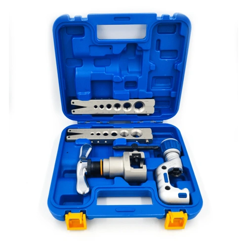 Вальцовка эксцентриковая Value VFT-808-MIS (плашка 1/4" - 3/4", плашка 6 - 19 мм; с труборезом VTC-28B; упак. кейс)