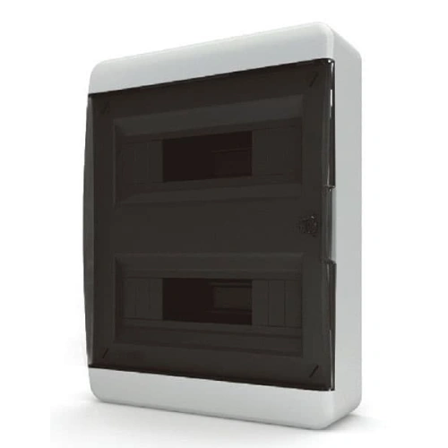 Tekfor BNK 40-24-1 бокс 24М навесной IP41, прозрачная черная дверца