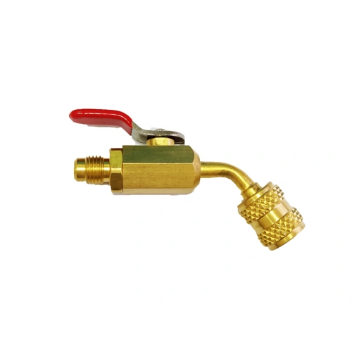 Вентиль-адаптер DSZH BC-453 штуцер 1/4" - гайка 5/16", угол 45°