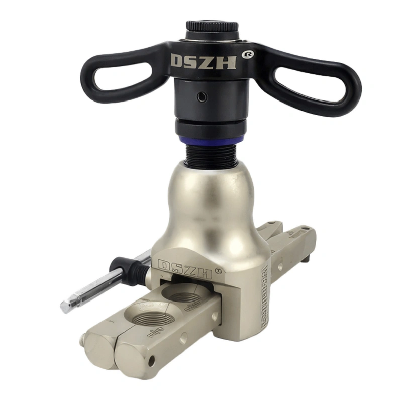 Вальцовка эксцентриковая с реверсом DSZH WK-R806FT-L (1/4"-3/4" и 6-19мм; в кейсе с труборезом и риммером)