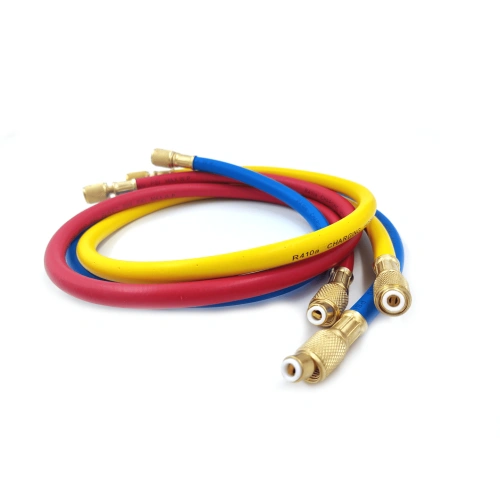 Манометрическая станция FavorCool CT-536G - R22/134/404/410; 2 вентильный, шланги 0,9м SAE 1/4"