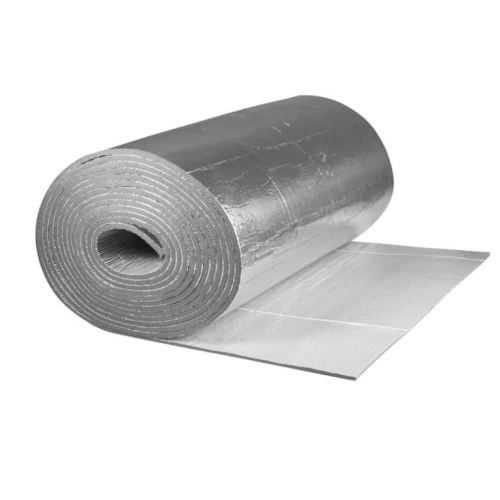 Изоляция K-FLEX PE 05x1000-30 AD METAL толщина 5мм, ширина 1м, в рулоне 30кв.м, самоклеящаяся, с алюминиевым покрытием